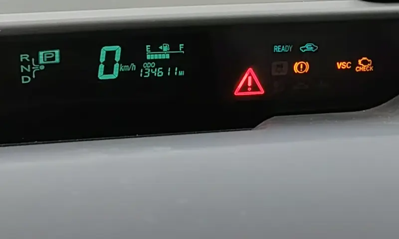 How to Reset Red Triangle Prius