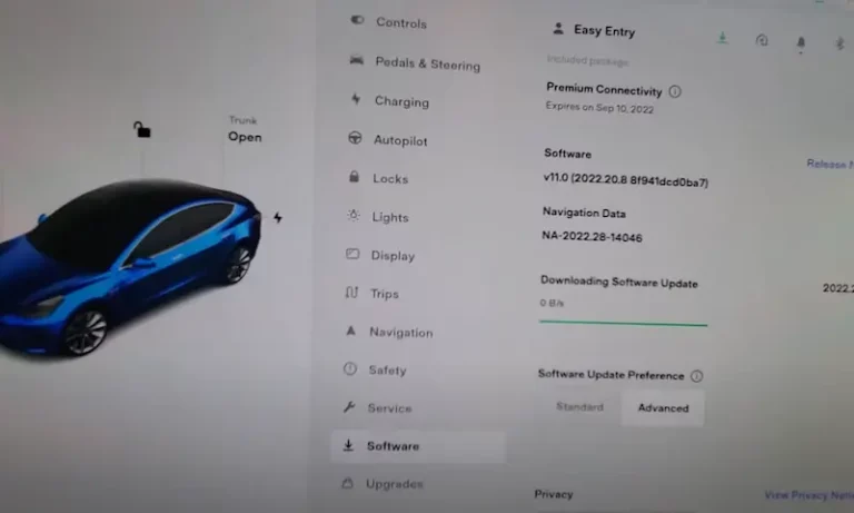 Tesla Software Update Stuck at 50%